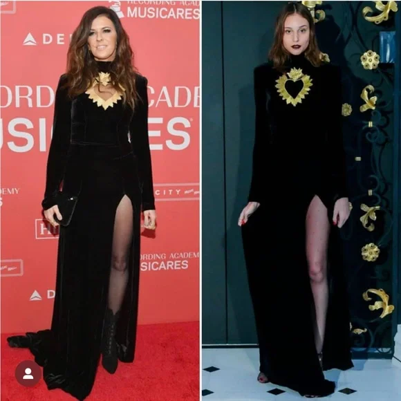 Maison Alexandrine Dresses | Maison Alexandrine Black Velvet Gown Couture Runway Red Carpet Celebrity Style | Color: Black | Size: 4 | Erikatnavarro's